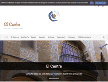 Tablet Screenshot of elcentregracia.cat